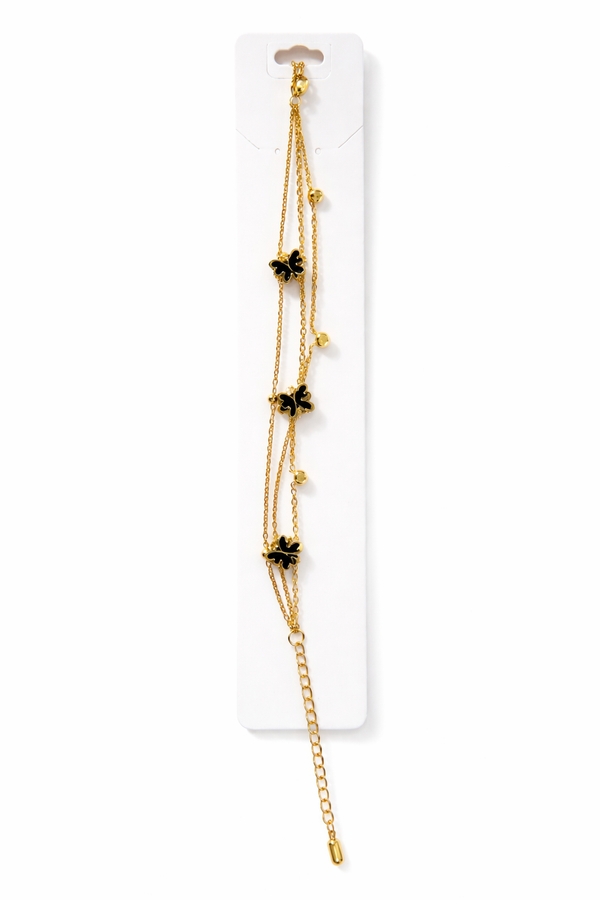 Luxury Multi-Layer Gold Flower Bracelet